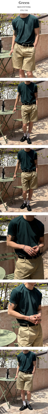 [S/S] Cooling like knit half t-shirts(10color)
