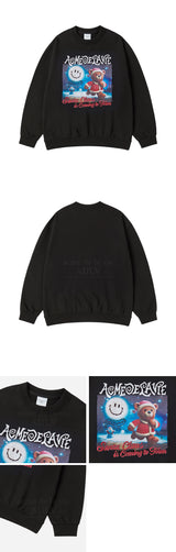 24FW ランニング サンタベア スウェットシャツ ブラック