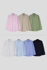 Coscar Basic Oversized Shirt (5 colors)