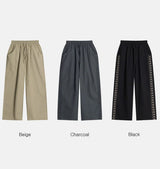 [Unisex] Handmade stitch banding pants(3color)