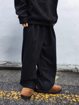 [SET] ママンゴールデンプルオーバーフーディー + ピンタックワイドパンツ 4C