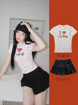 マイラブパピーラブリーショートスリーブTシャツ