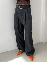 STRIPE TWILL BALLOON SLACKS (2C)
