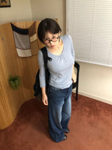 3/4 Shirred t-shirt