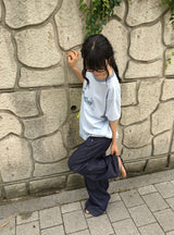 AC Non-Fade Summer Wide Denim Pants