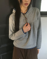 ペオドットカラーシャーリングフードTシャツ