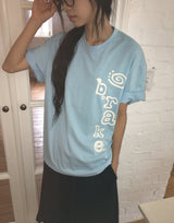 [unisex] キライ プリンティング ルーズフィット ショート スリーブ ティー