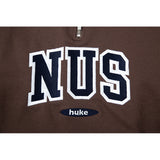 Huke x Nus. ハーフジップアップ（GREY）