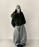 Sewing Dotom Balloon Fit Round Knit