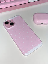 lace polka dot case - hard 
