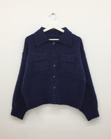 ディーンブークレカラーカーディガン (4 Colors)