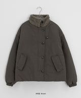 Qumi High Neck Wool Padding Jumper