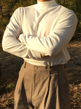 Premium half turtleneck t-shirt