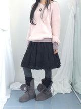 Angora Touch V Neck Knitwear