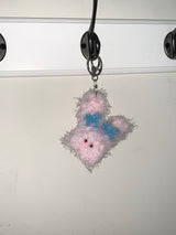 Blue Ribbon Bunny Keyring