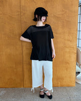 ロゼット エンボ パンツ (2colors)