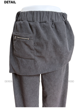 Corduroy Banded Layered Pants