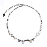 Pearl Cubic Mix Necklace
