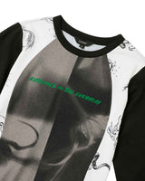 ブロックグラフィック LS Tシャツ _ BLACK