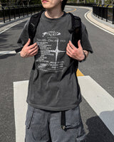 オルビピグメントプリントショートスリーブTシャツ