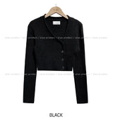 Hari unbalanced crop knit