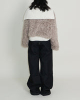 Angel Hairri Fur ボレロ ショートジャケット (Semi Cropped Jacket)