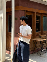 アーバンピグメントクロップマスクルTシャツ