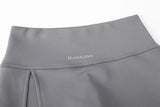 Athletic slit skirt - gray