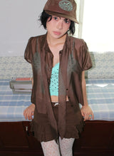 TIE SHEER SHIRT