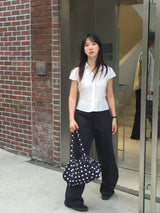 polka dot shoulder bag (2color)