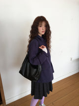 Deville Leather Crossbody Bag (2color)