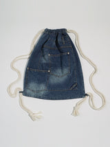 (UNISEX) Denim Rope String Gymsack