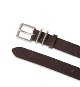 Beaded Matte Leather Belt