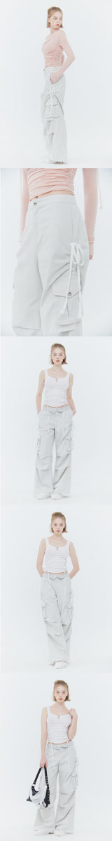 サラカーゴパンツ light grey