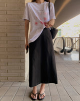 Liro プリント半袖Tシャツ