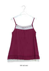 Severine Lace Color Layered Strap Sleeveless