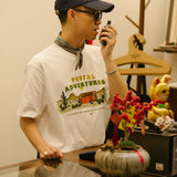 DAKYAM 2025S/S Postal Journey Printing T-shirt