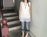 nine shirring layered top