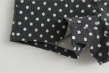 LOW-WAIST POLKA DOT SHORTS (2COLORS!)