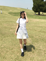 ポポバックルバンディングショートパンツ (3c)