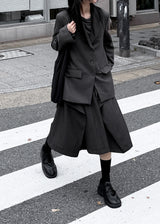 マルチレイヤードラップスカート