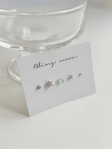 [5 set] Blue Winter Snowflake Piercing Set 