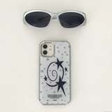 power rock star gray black silver epoxy case