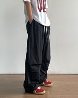 Ded Pintuck Nylon Pants