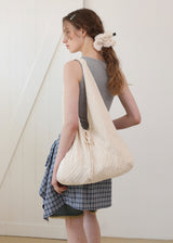 Jeanne Summer Cotton Shoulder Bag_Beige