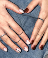 skein black ring(2set)