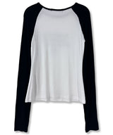 Cross Lattering Ralan Long Sleeve_Black