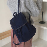 Taple denim cotton bucket backpack