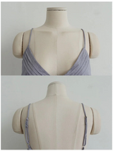 LACE BREEZE BUTTON CAMI TOP (WHITE, VIOLET GRAY 2COLORS!)