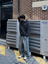 デニムパイピングバルーンパンツ